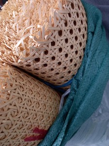 Handwoven Hexagon Rattan Cane Webbing Roll Semi <b>Bleached</b> Natural Material for Chair and Cabinet Design - Product Image 5