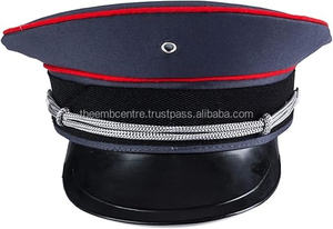 Gorras bordadas a mano de plata personalizadas, gorra de uniforme personalizada de Pakistán, sombreros y gorras - Product Image 6