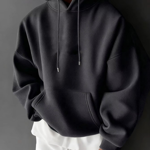 Sudadera con Capucha de Alta Calidad Estilo Y2K, 480gsm, Felpa Gruesa de Poliéster/Algodón, Ecológica, con Logotipo Personalizado en la Parte Delantera, Impresión Puff de Doble Capa - Product Image 1