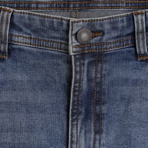 <b>Mens</b> Slim Straight Mid Casual Denim Pant 98% Cotton 2% Spandex Lightweight <b>Stretch</b> Comfort Button Detail Washable Private - Product Image 4