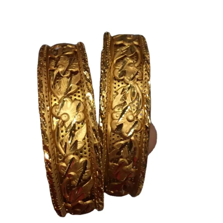 1 gramm mikro vergoldete Armband Armreifen Ringe Ohrringe für afrikanische Frauen regelmäßige Kleidung Party kleidung