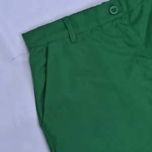 Womens Green Cargo <b>Pants</b> Loose Fit Full Length Mid Waist Polyester Casual <b>Summer</b> <b>Pants</b> with Pockets Flat Front Zipper Fly <b>Pants</b> - Product Image 6