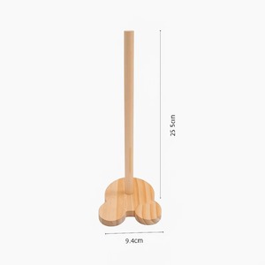 Wooden Hair Scrunchie Holder Stand <b>Table</b> Top Organizer Minimalist Style Stackable Display Rack For Hair Accessories From India - Product Image 3