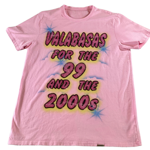 Valabasas For The 99 And The Men's <b>Pink</b> Glitter Print Short Sleeve T-Shirt O-Neck Regular Fit Casual Style - Product Image 4