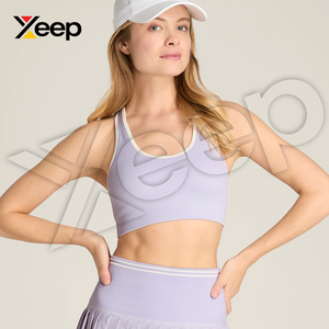 XEEP สปอร์ตบราโยคะคุณภาพสูงสำหรับผู้หญิง รุ่น XC-SB-10 สายรัดปรับได้ ระบายอากาศดี แผ่นรองถอดออกได้ รองรับได้ดี แห้งเร็ว - Product Image 5