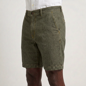 Pantalones Cortos de Mezclilla para Hombre de Marca Privada, Personalizados, Lavados, Holgados, de Moda, Producción Estadounidense - Product Image 4