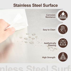 Outdoor <b>Camping</b> Grill Cart with Stainless Steel Tabletop Waterproof Patio Kitchen Island Wheels Spice Rack Hooks - Product Image 5