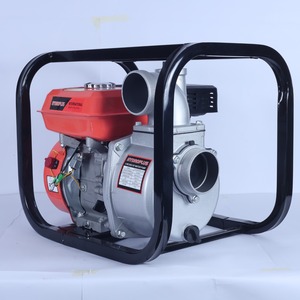 Pompe à eau industrielle Hydroplus International 6,5 CV 196 cm³ 52 000 LPH à haut débit, moteur essence 4 temps, hauteur de refoulement 30 m, pour l'agriculture - Product Image 2