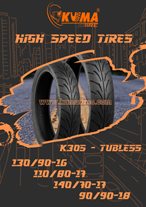 ยางนอกมอเตอร์ไซค์ KUMA K305 คุณภาพสูง ผลิตในเวียดนาม ขนาด 110/80-17 140/70-17 ยางธรรมชาติ 4PR/6PR/8PR สีดำ - Product Image 6