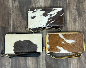 Factory Price Cowhide Leather Ladies Zipper Wallet Genuine Leather Long Wristlet Clutch Purse Credit Card Holder for Women's - Product Image 6