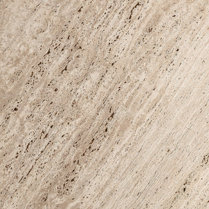 Wholesale Travertine Marble <b>Round</b> <b>Dining</b> <b>Table</b> | Mango <b>Wood</b> Pedestal Base | Modern Industrial Restaurant Furniture - Product Image 4