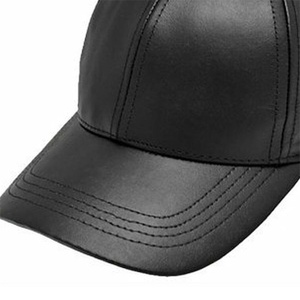 Custom 6 Panel Fitted <b>Caps</b> Leather Baseball <b>Cap</b> for <b>Women</b> Men - Product Image 5