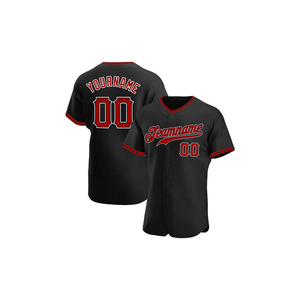 Maillot de baseball personnalisé respirant à manches courtes avec boutons, uniforme d'équipe par sublimation 100 % polyester, fabricant OEM ODM, vente en gros - Product Image 3