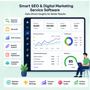 Software de Servicios de Marketing Digital SEO de Último Diseño con Análisis Impulsado por IA y Gestión de Cualificados Líderes de Demanda - Product Image 3