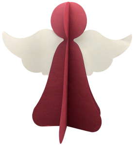 กระดาษรังผึ้งในร่มน่ารัก30ซม. สำหรับตกแต่งเทศกาลคริสต์มาสนางฟ้า - Product Image 5