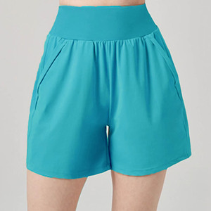 Shorts de sport taille haute pour femme – Idéal pour le fitness, l'entraînement et la course estivale – Anti-humidité - Product Image 4