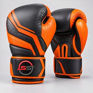 Guantes de Boxeo Deportivos Diseñados con Material de Cuero PU Duradero, Guantes de Boxeo que Brindan Comodidad Suave, Ajuste Seguro para las Manos y una Protección Confiable - Product Image 1