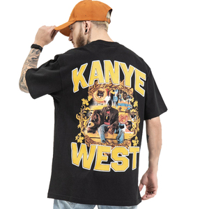 เสื้อยืดสตรีทแวร์ลายกราฟิกพิมพ์ DTG เสื้อยืดเปล่า 100% ผ้าฝ้าย ไซส์พลัส เสื้อผ้าผู้ชาย เสื้อยืด DTG เสื้อยืดผู้ชายแบบสั่งทำพิเศษ พิมพ์ลาย DTG - Product Image 2