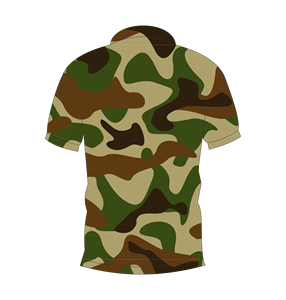 Camisa polo con estampado abstracto en marrón, verde y beige para hombre, camiseta de verano transpirable informal de manga corta a la moda - Product Image 2