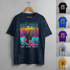 Custom Logo Printed Knitted T-<b>shirt</b> High Quality 100% Cotton Men's Regular Sleeve Crew Neck Oversized Casual Streetwear - Product Image 2