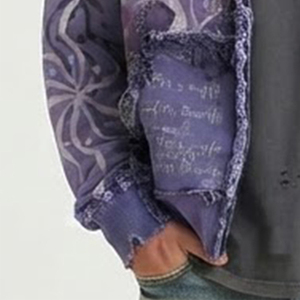 Nuevo Artículo Sudadera con Capucha Extra Grande para Hombre, Diseño Estampado Morado, Tejido Transpirable, Ropa de Otoño, Corte Regular, Bolsillo Frontal con Logotipo - Product Image 6