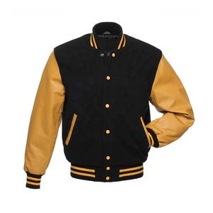 Veste universitaire d'hiver personnalisable brodée, en molleton de coton, coupe-vent, service OEM direct du fabricant disponible - Product Image 4