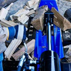 40-Ton Gas Powered Log <b>Splitter</b>, Horizontal/Vertical Full Beam Wood <b>Splitter</b> with Auto Return,4-Cycle 389cc OHV Engine - Product Image 5