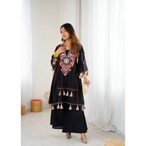 Designer Co-ord Set with Embroidery Sequence Work Size 5XL - Product Image 5