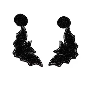 MULTI CRAFT Vibrant Festival-Based Beaded Embroidery <b>Earrings</b> Handmade Customized Color Shape Lightweight High Quality Custom - Product Image 3