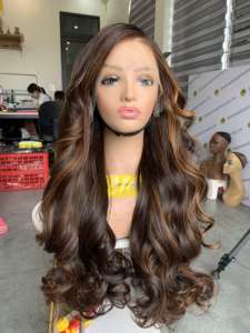 รายการราคาขายส่งวิกผมมนุษย์เวียดนามหยักสําหรับคน - Product Image 4