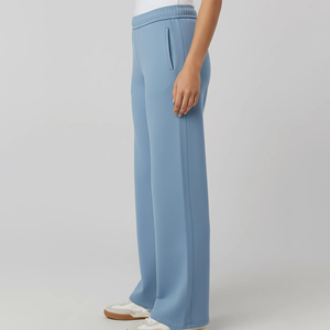 Pantalon de jogging ample et confortable pour femme, taille haute avec cordon de serrage, respirant, coupe droite, style décontracté, vente en gros - Product Image 5