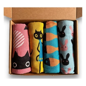 Vintage numérique multicolore Floral brodé bureau thé cérémonie bio coton matériel nettoyage serviettes chiffons accessoires - Product Image 5