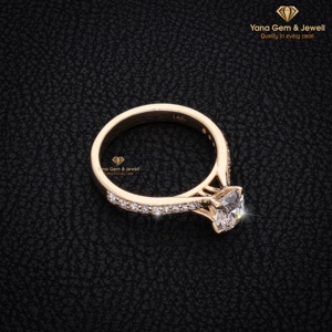 Anillo de Oro Sólido de 14K de Primera Calidad con Corte Ovalado y Tallo Trenzado para Mujer, Diamante Cultivado en Laboratorio CVD de 1.00 Quilates, Color D, Claridad VVS2, Certificado IGI - Product Image 5