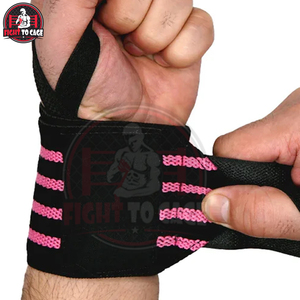 2026 <b>Black</b> And Pink Color Good Supplier New Arrival Fully Customized Popular New Trendy Product weightlifting hand <b>wrap</b> - Product Image 2