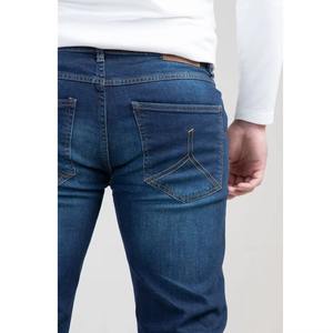 Jeans en denim pour hommes de qualité supérieure, coupe décontractée, taille haute, coupe droite, effet délavé à l'acide - Product Image 4