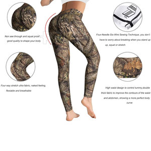 Leggings de Caza, Pantalones Deportivos Casuales de Punto, Transpirables, de Secado Rápido, Elásticos, para Senderismo, Camping, Running, Fitness y Entrenamiento - Product Image 3