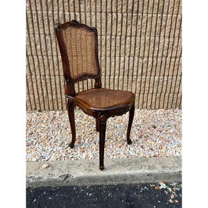 Silla de Comedor NAM HAI de Mediados del Siglo XX, Estilo Luis XV, con Asiento de Madera de Frutal Resistente y Patas de Madera - Product Image 1