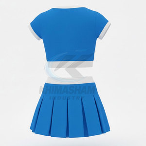 Uniforme de Animadoras para Mujer, Diseño Moderno, Poliéster Transpirable, Venta al Por Mayor, Contraste de Color - Product Image 3