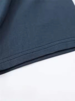 T-shirt pour homme 100% coton respirant, tissu peigné doux, coupe classique, décontracté, à porter au quotidien