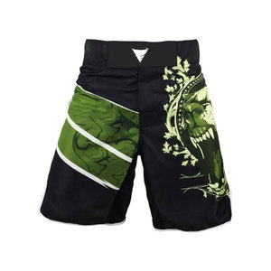 High Quality Best Selling Men's MMA <b>Shorts</b> Front Logo Breathable Quick Dry 100% <b>Polyester</b> Training Wear for Adults - Product Image 1