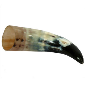 Corne à boire viking en agate, grande corne de buffle personnalisée avec support pour boissons - Product Image 3