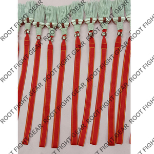 Meilleure vente uniforme OEM ODM utilisation cérémonielle fil de lingot frange épée noeud glands matériel avec ruban tresse - Product Image 2