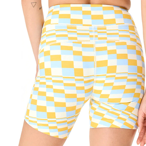 2026 New Elastic Drawstring Breathable Patchwork Women Casual Shorts 100% Cotton Custom Logo Wholesale Price - Product Image 2