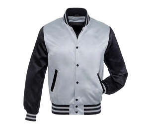 แจ็คเก็ตนักบิน MA1 แบบสั่งทำโลโก้ OEM สำหรับผู้ชาย พร้อมปกตั้ง ปักลายด้านหน้า สไตล์ไฮสตรีท เป็นมิตรกับสิ่งแวดล้อม สำหรับฤดูหนาว - Product Image 1