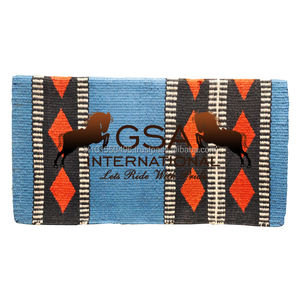 Couverture de selle 34 x 36, fabriquée à la main, 100% laine de Nouvelle-Zélande, couverture de selle western personnalisée pour l'équitation, prix d'usine - Product Image 6