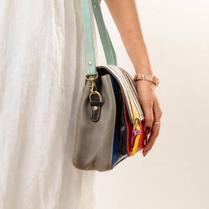 Gran oferta, bolso de mano de cuero de vaca bohemio informal para mujer, nuevo diseño Vintage, Correa única, portátil, compras de invierno, estilo japonés - Product Image 4