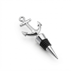Premium Gold Zinc Alloy Coral Wine <b>Bottle</b> <b>Stopper</b> Luxury Reusable Metal Beverage Sealer For Home Bar Decor & Wedding Party Favor - Product Image 2