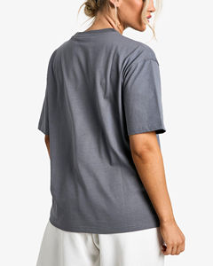 T-shirt d'été pour femme OEM/ODM, qualité supérieure, 100 % coton jersey, couleur unie, logo personnalisé imprimé, écologique, séchage rapide - Product Image 2