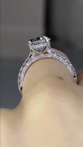 2 Carat Oval Cut Lab Diamond Engagement <b>Ring</b> for Women | Hidden Halo <b>Solitaire</b> Wedding <b>Ring</b> | IGI Certified Luxury Bridal - Product Image 5