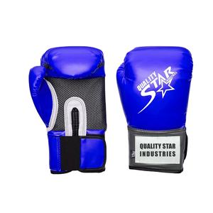 Guantes de boxeo profesionales con Logo personalizado, de cuero sintético 100%, para entrenamiento de lucha, espuma acolchada, amortiguador - Product Image 1